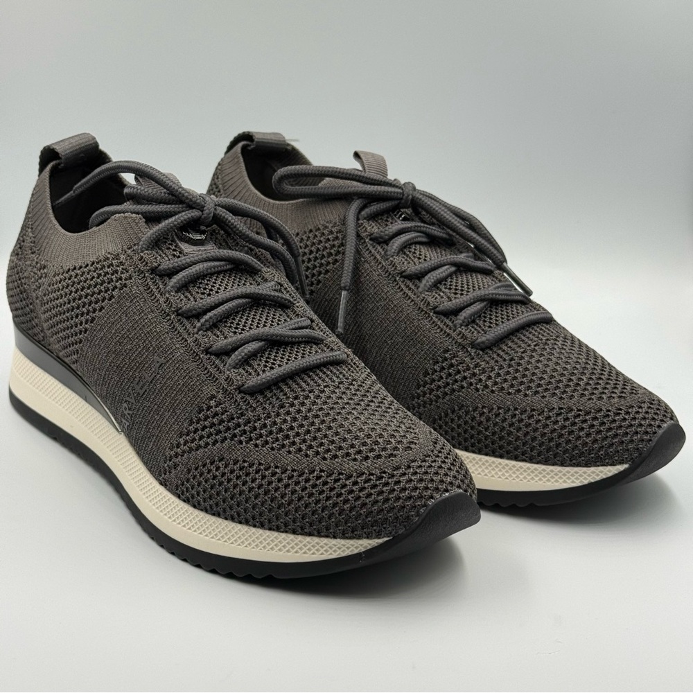 Carvela Frame Knit Slip On Fabric Sneakers Grey Size 39 (9)